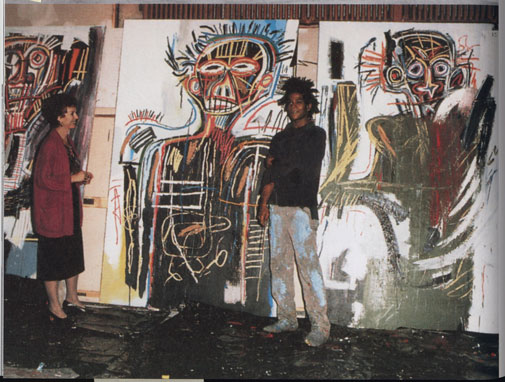 Annina Nosei e Jean-Michel Basquiat