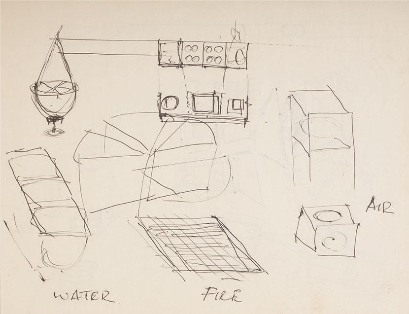 Gordon Matta-Clark, Notebook FOOD. Courtesy Harold Berg