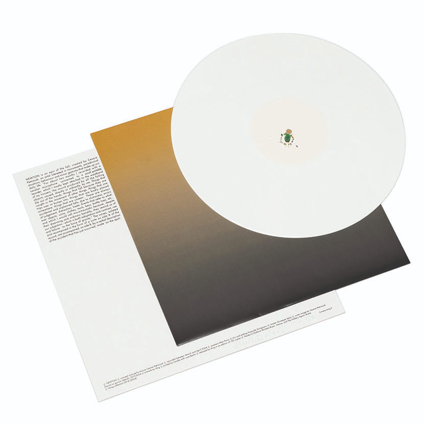 Cesare Pietroiusti, NEWTON, LP (Xong collection XX14, Xing 2024), lato