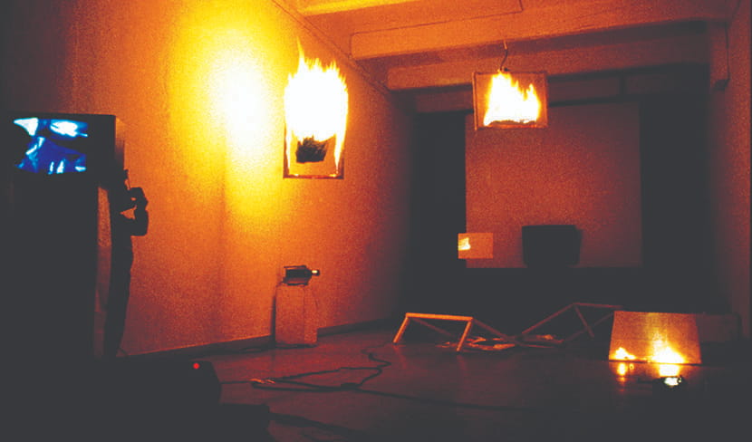 Taroni-Cividin, Come chiarità di diamante, installazione/performance, Galleria Nazionale d’Arte Moderna, Roma, 1981. Courtesy Roberto Taroni Taroni-Cividin, Come chiarità di diamante, installazione/performance, Galleria Nazionale d’Arte Moderna, Roma, 1981. Courtesy Roberto Taroni
