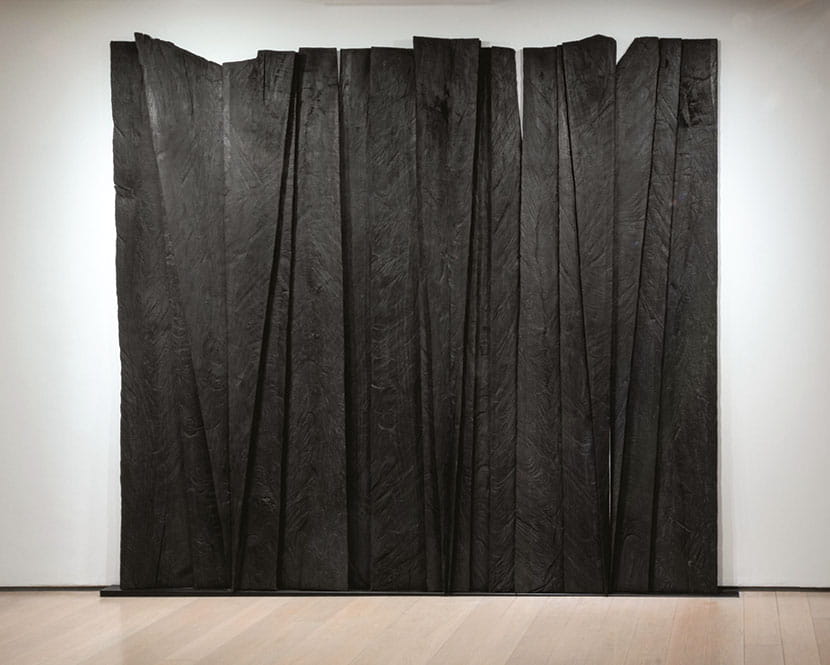 Nunzio, L’Aperto, 1987, veduta della mostra Nunzio anni Ottanta dalla Collezione Fabio Sargentini, Galleria dello Scudo, Verona, 2024. Foto Studio Vandrasch, Milano