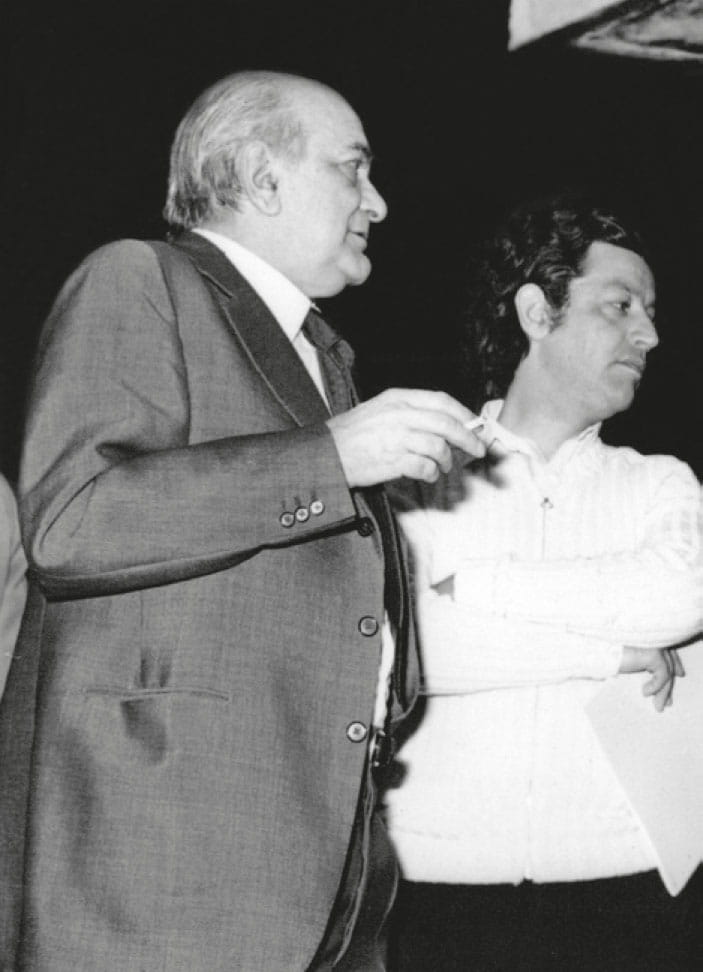 Bruno Corà e Corrado Cagli, luglio 1971 Bruno Corà e Corrado Cagli, luglio 1971